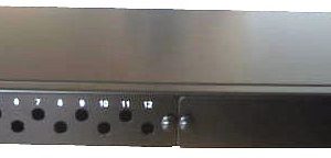 1312 - Panel FIBRA OPTICA Optilan® 12 ST 19" 1U sin pasamuros"