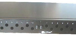 1324 - Panel FIBRA OPTICA Optilan® 24 ST 19" 1U sin pasamuros"