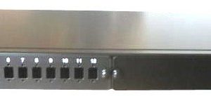 1222 - Panel FIBRA OPTICA Optilan® 12 SC SIMPLEX|12 LC DUPLEX 19" 1U s|pasamuros