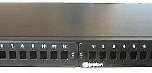 1224 - Panel FIBRA OPTICA Optilan® 24 SC SIMPLEX|24 LC DUPLEX 19" 1U s|pasamuros"