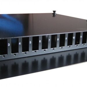 1610 - Caja de superficie F|O Optilan® 12 SC DUPLEX s|pasamuros