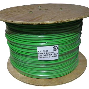 2342 - Cable Optilan® FTP flexible Cat.5e LSZH bobina de 500 verde