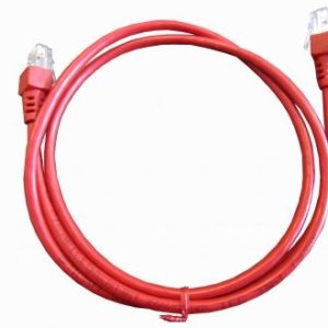 21001R - Latiguillo Optilan® UTP Cat.5e LSZH 1M rojo
