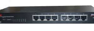 LCS-GS8408 - Mini Switch  8 Puertos 10|100|1000Mbps gestionable SNMP, Fanless