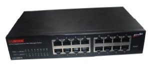 LCS-GS8416 - Switch sobremesa 16 Puertos 10|100|1000Mbps gestionable SNMP, Fanless