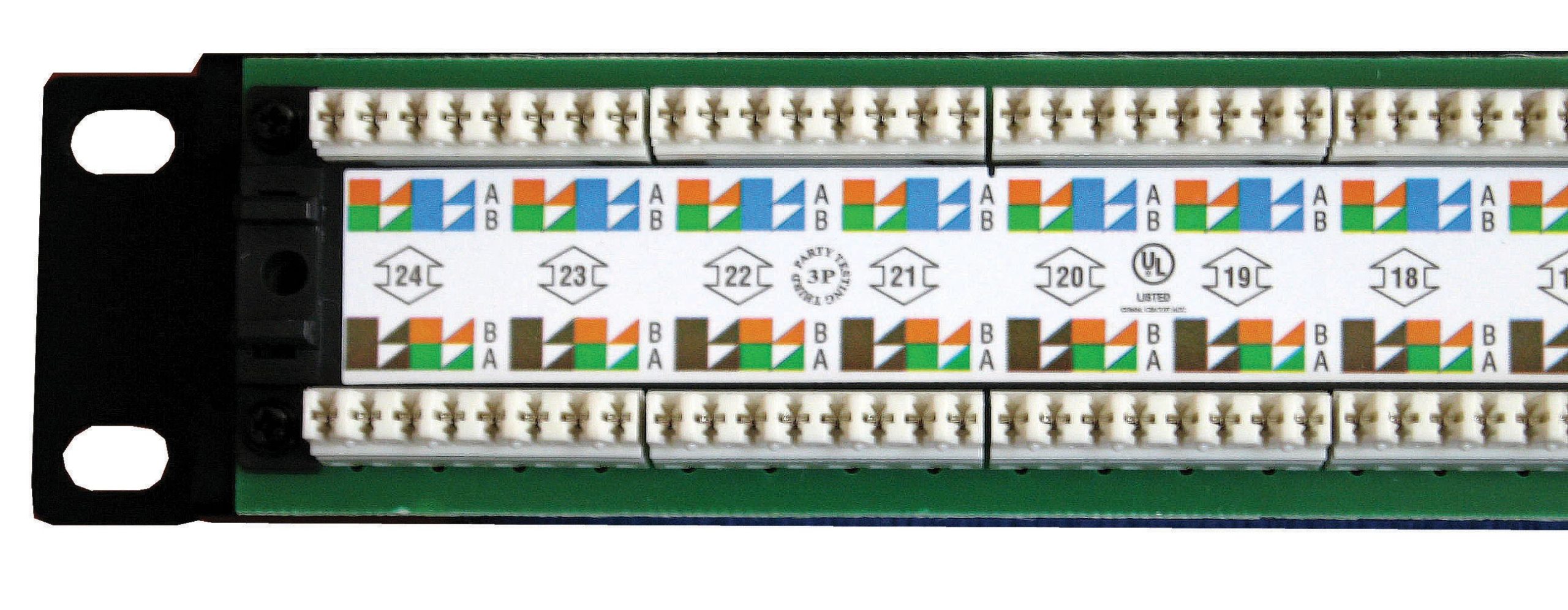 2750 - PANEL OPTILAN® UTP 24 PORTS RJ45 CAT.6 1U - Imagen 2