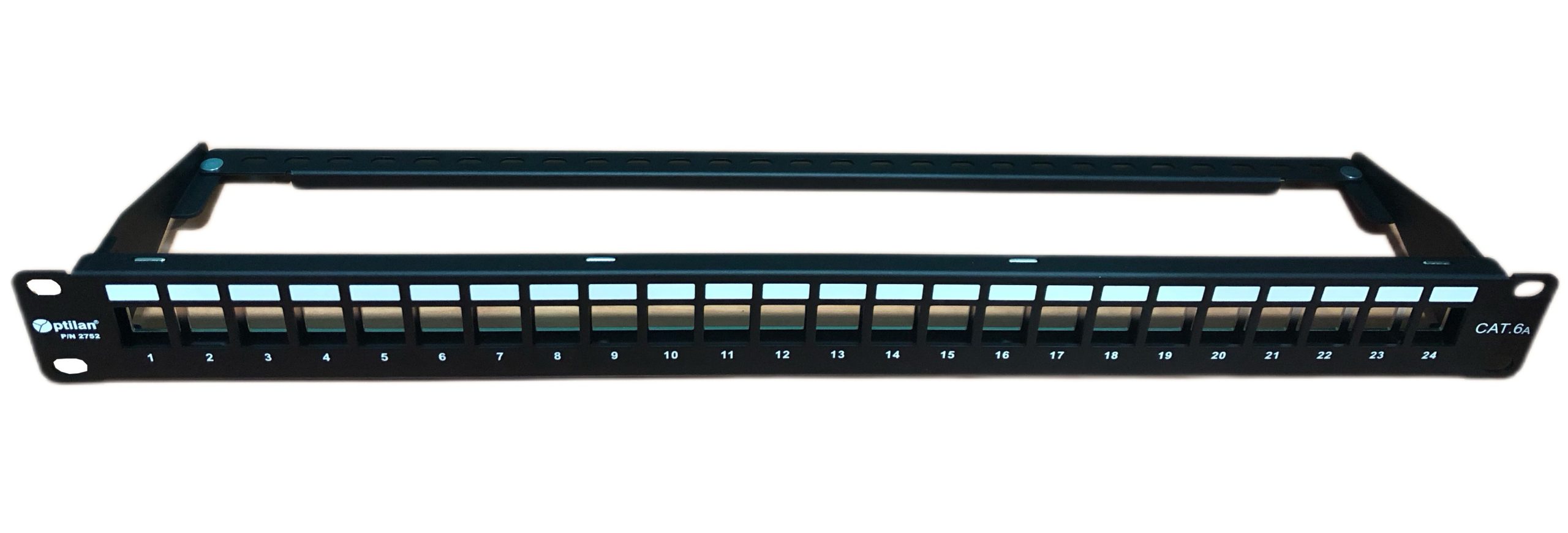 2752 - PANEL Optilan® UTP 24 PORTS RJ45 CAT6a 1U - Imagen 2