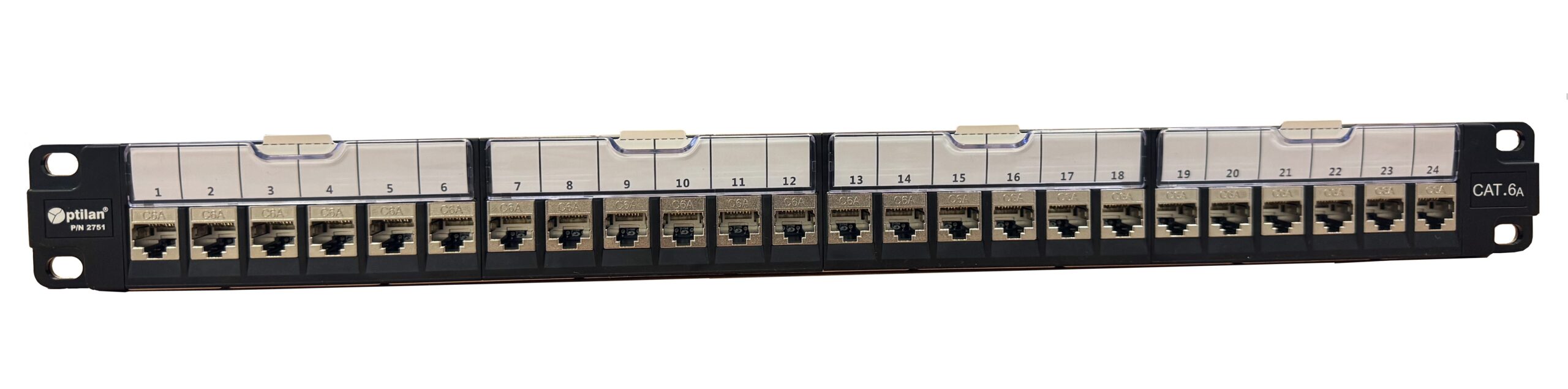 2751 - PANEL Optilan® FTP 24 PORTS RJ45 CAT6a 1U - Imagen 2