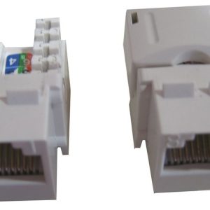 2600 - Conector hembra Optilan® UTP RJ45 Cat.5e blanco