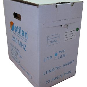 2033 - Cable Optilan® UTP rígido Cat.6 LSZH caja de 305m
