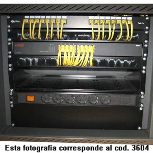 3607 - KIT MURAL 19" 9U 24 puestos UTP CAT.6  GIGABIT"